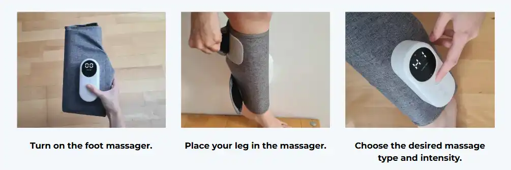 How to Use the Leglief Massager